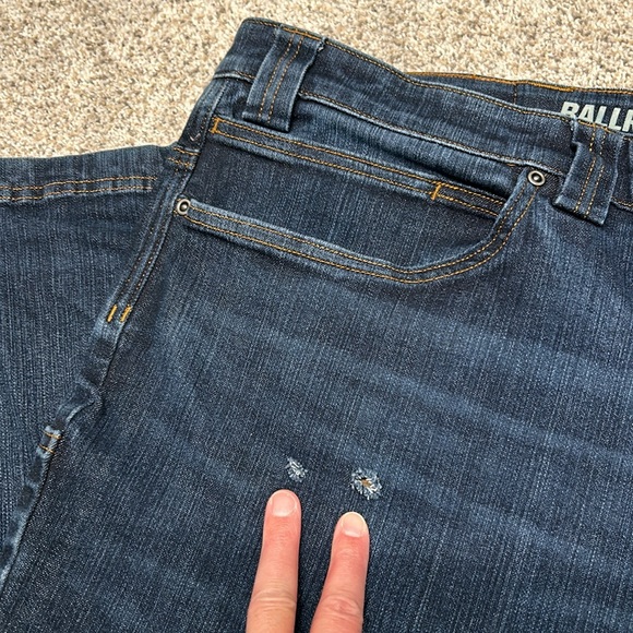Duluth Trading Co lMen's Ballroom Double Flex Relaxed Fit Jeans 46x30 - Picture 6 of 7